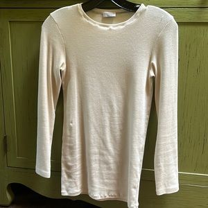 Brunello Cucinelli Cream Top, Size M